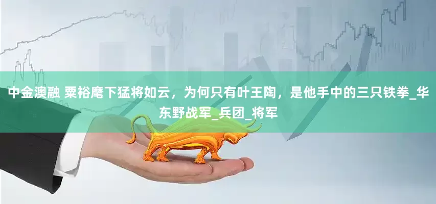中金澳融 粟裕麾下猛将如云，为何只有叶王陶，是他手中的三只铁拳_华东野战军_兵团_将军